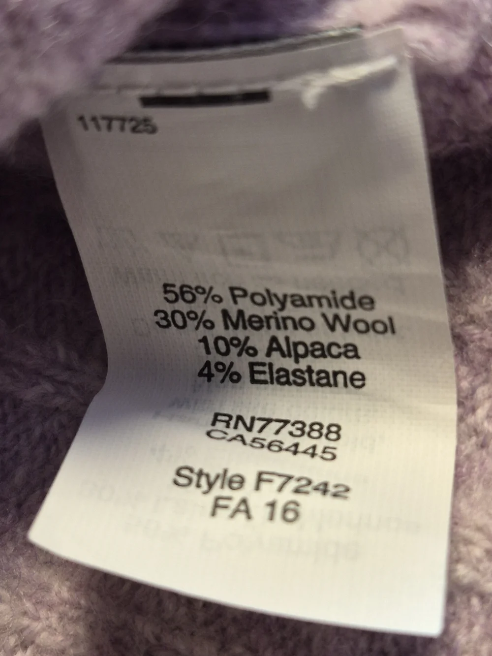Madewell Lilac Ribbed Crewneck Sweater - Women's Knit Pullover M